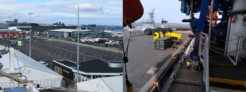 Views of Reykjavik port