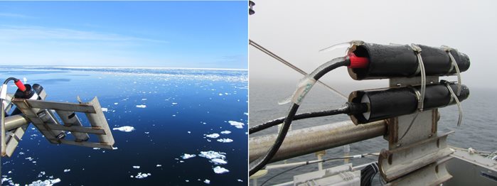 Seabird radiometers in Arctic conditions