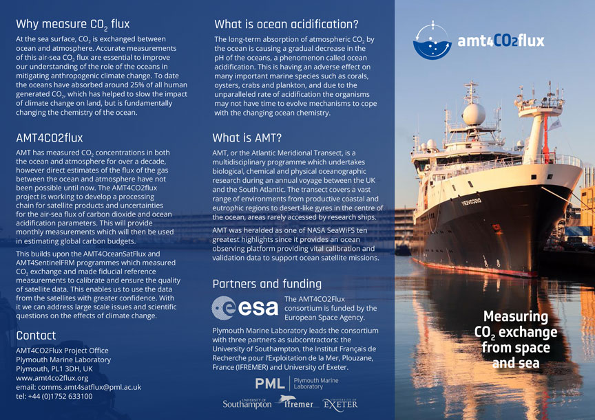 AMT4CO2flux brochure AMT4CO2flux brochure front cover